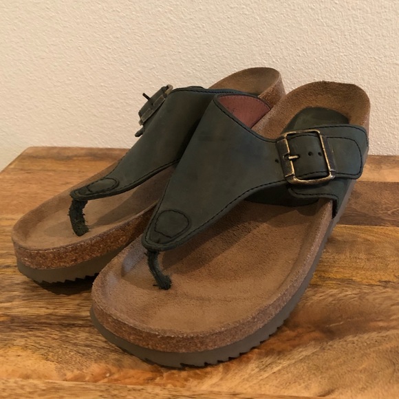 Rockport Shoes - Rockport Thong Sandals Frosted Forrest Green
